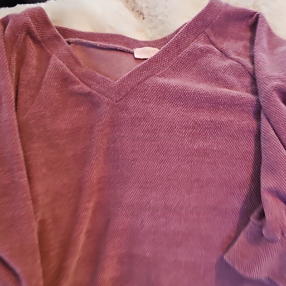 Pink Lily Lavender Knit Top